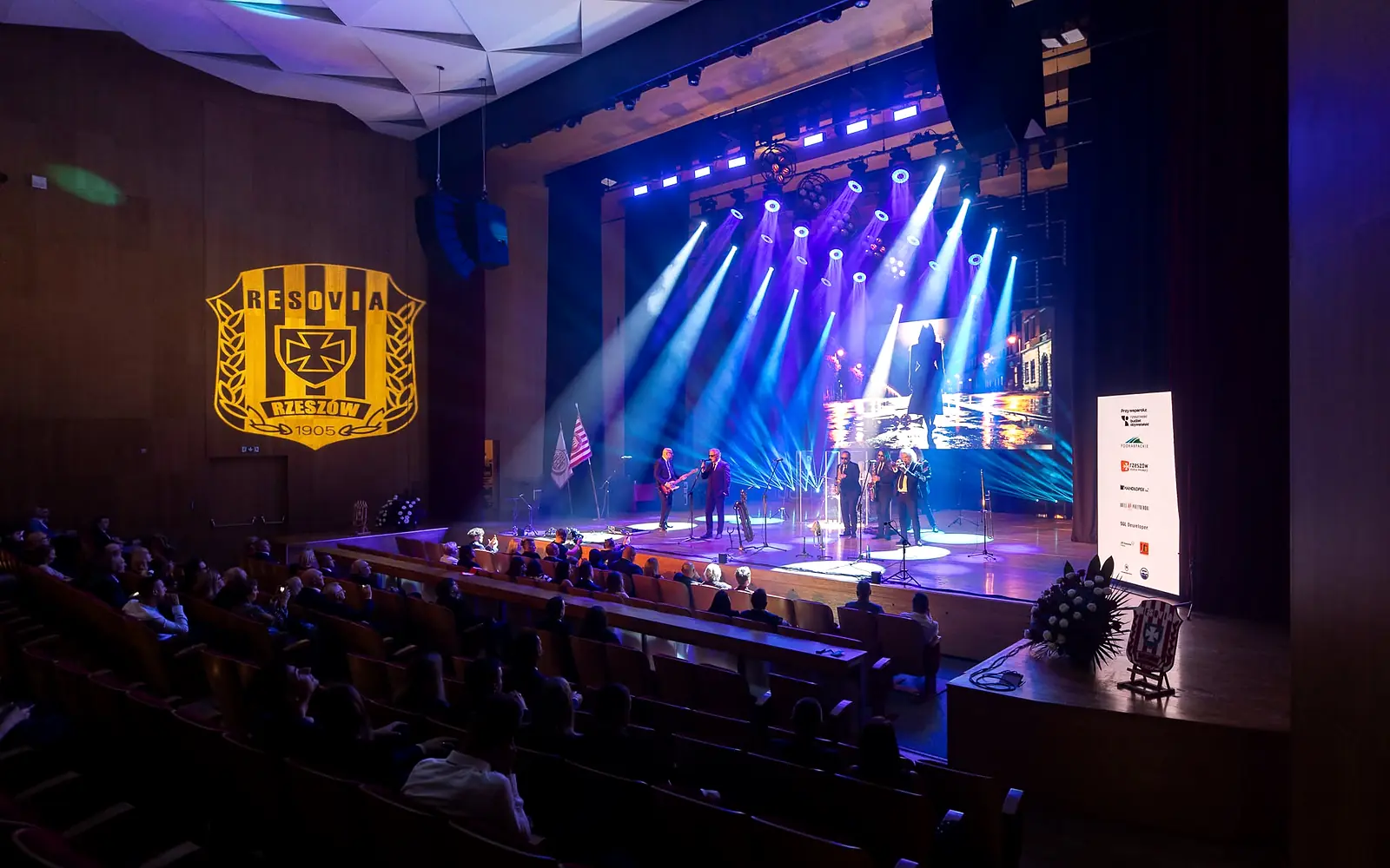Gala 120-lecia CWKS Resovia — produkcja wydarzenia z udziałem publiczności